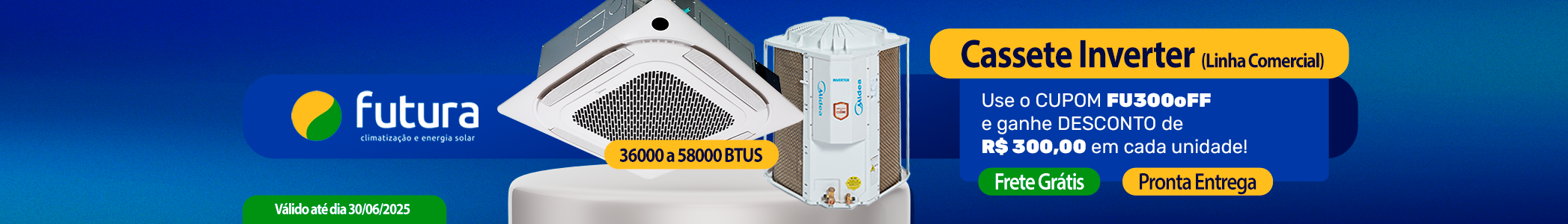 cassete inverter midea