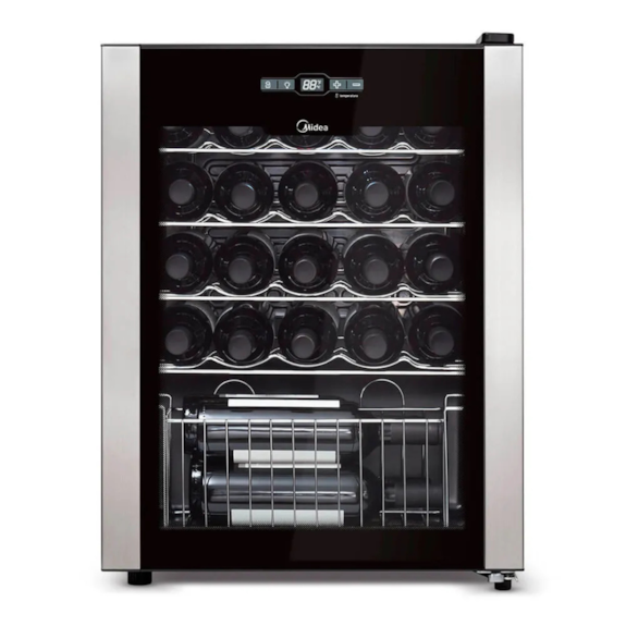 ADEGA PRETA 24G 127V MIDEA