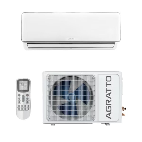 AR CONDICIONADO AGRATTO SPLIT INVERTER LIV TOP 18.000 BTUS 220V  FRIO - R32 - VT  FICST18F-02I