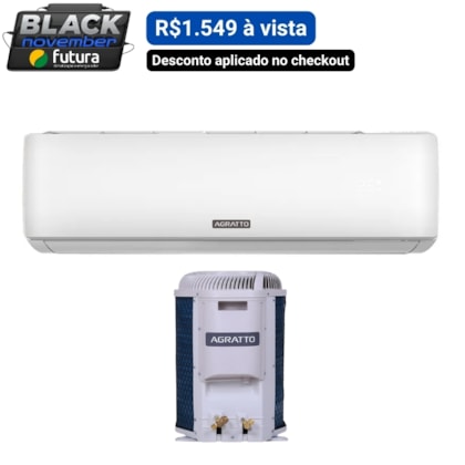 AR CONDICIONADO AGRATTO SPLIT ONE TOP 9.000 BTUS 220V MONO FRIO R32 VT ACST9F-02