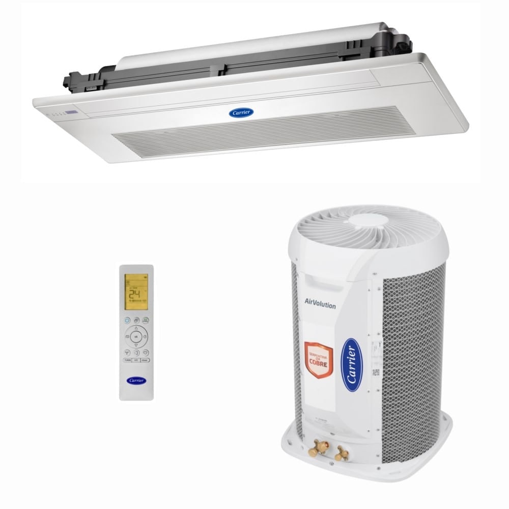 Ar Condicionado Split Cassete 18000 Btu Quente/frio - Inverter - Springer Carrier - 220v - 40kvqoa18c5