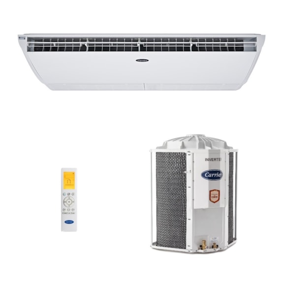 AR CONDICIONADO CARRIER SPLIT TETO XPOWER INVERTER CONNECT 60.000 BTUS 220V MONO FRIO R32 VT 42ZQVD60C5 38CCVD60515MC