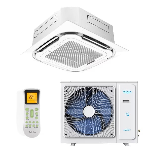Ar Condicionado Split Cassete 48000 Btu Frio Plus - Inverter - Elgin - 220v - Kdfi48c2na