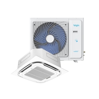 AR CONDICIONADO ELGIN SPLIT CASSETE 4 VIAS ECO INVERTER 56.000 BTUS 220V | FRIO - R32 - VT | 45KVFI60C2NA + 45KVFE60C2VA