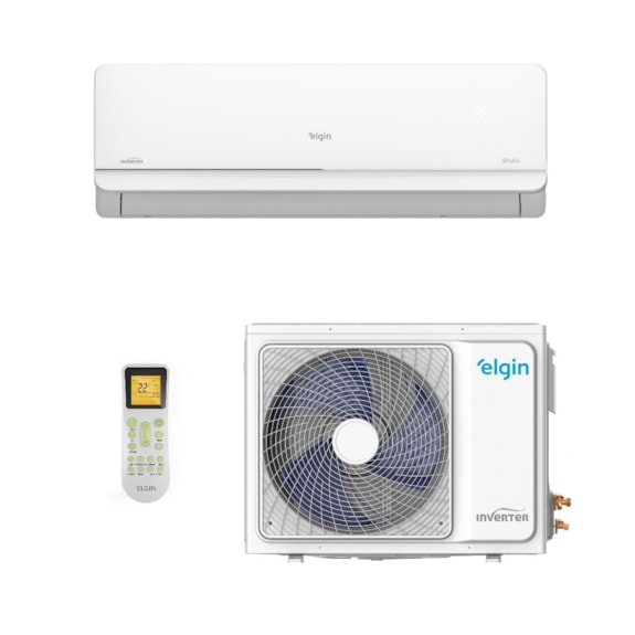 AR CONDICIONADO ELGIN SPLIT HI WALL INVERTER ECO STAR 12.000 BTUS 127V R32 45HSFE12C1NA 45HSFI12C1IA