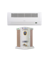 AR CONDICIONADO GREE SPLIT CASSETE 1 VIA G-LINEA INVERTER 12.000 BTUS 220V R32 VT GKC12DA-D6DNA1A-GWC12ATB-D6DNA2AK-TD01