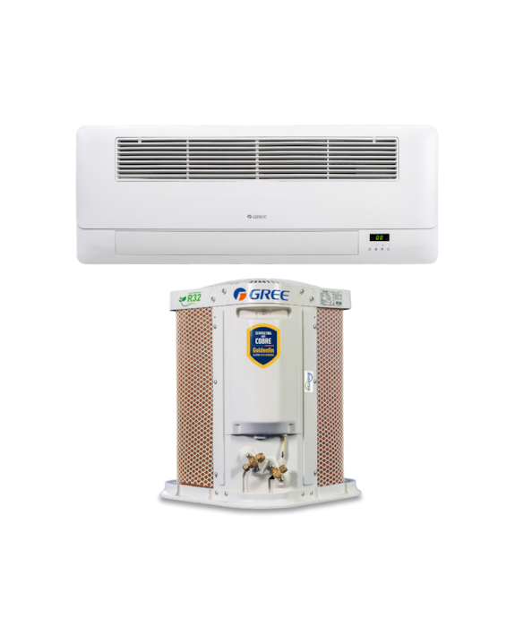 AR CONDICIONADO GREE SPLIT CASSETE 1 VIA G-LINEA INVERTER 22.000 BTUS 220V R32 VT GKC22DA-D6DNA1A-GWC22ATe-D6DNA1AK-TD01
