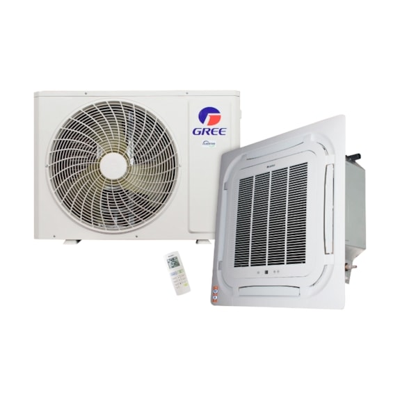 AR CONDICIONADO GREE SPLIT CASSETE G-PRIME INVERTER PLUS 60.000 BTUS 220V |FRIO R32 VT