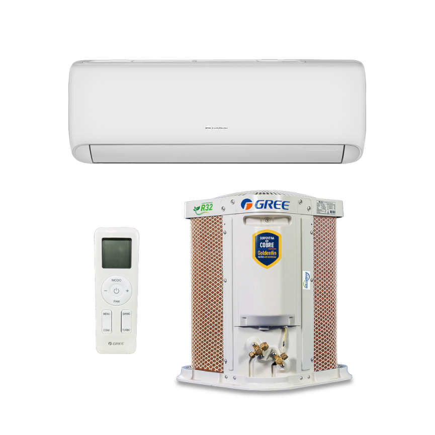 AR CONDICIONADO GREE SPLIT G-CLASSIC INVERTER WIFI 12.000 BTUS 220V MONO FRIO R32 VT GWC12ATB-D6DNA2AI GWC12ATB-D6DNA2AO