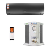 AR CONDICIONADO GREE SPLIT G-DIAMOND AUTO INVERTER WIFI 12.000 BTUS 220V FRIO R32 GWC12ACC-D6DNA1AI GWC12ACC-D6DNA1AO