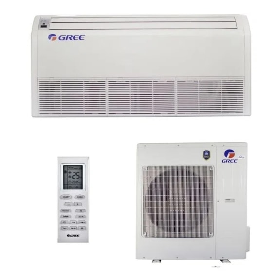 AR CONDICIONADO GREE SPLIT PISO TETO G-PRIME INVERTER COMPACT 36.000 BTUS 220V |FRIO R32 HT| GULD36ZD1/A-S-GULD36W1/NHA-S