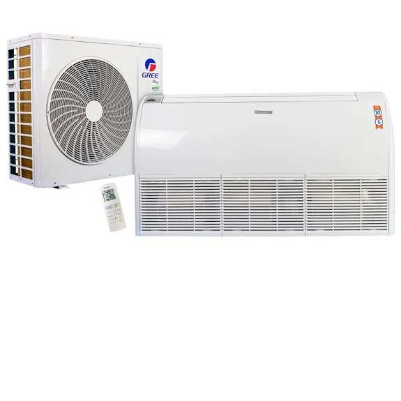 AR CONDICIONADO GREE SPLIT PISO TETO G-PRIME INVERTER COMPACT 57.000 BTUS 220V FRIO R32 HTGULD57ZD1/A-S-GULD56W1/NHA-S