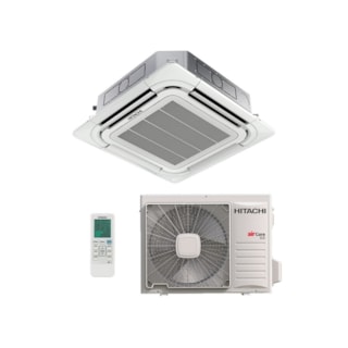 AR CONDICIONADO HITACHI CASSETE INVERTER AIR CORE 600 24.000 BTUS 220V MONO Q/F R32 HT SCI24B3IV PHCK160SBH1