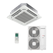 AR CONDICIONADO HITACHI CASSETE INVERTER AIR CORE 600 46.000 BTUS 220V MONO Q/F R32 HT SCI48B3IV