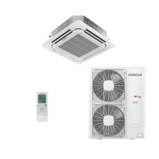 AR CONDICIONADO HITACHI CASSETE INVERTER AIR CORE 600 46.000 BTUS 220V MONO Q/F R32 HT SCI48B3IV PHCK160SBH1-46K