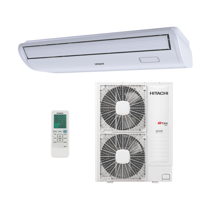 AR CONDICIONADO HITACHI PISO TETO INVERTER AIR CORE 600 56.000 BTUS 220V MONO Q/F R32 HT SPC60B3IV