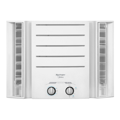 AR CONDICIONADO JANELA SPRINGER MIDEA MECANICO 10.000 BTUS 220V | FRIO - R410A | QCK105BB