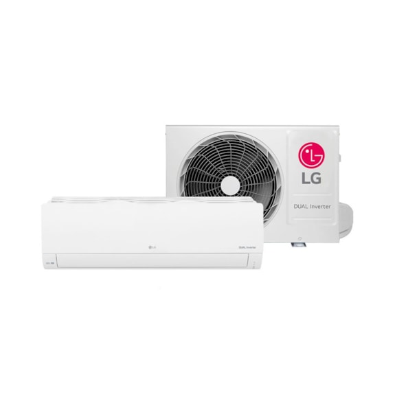 AR CONDICIONADO LG DUAL INVERTER COMPACT + AI 12000 BTUS FRIO 220V
