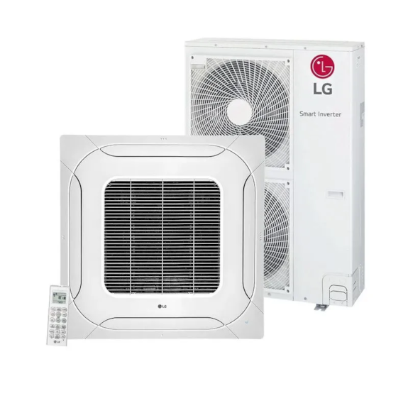 AR CONDICIONADO LG SPLIT CASSETE 4 VIAS INVERTER WIFI 47.000 BTUS 220V Q/F R410A VT ATNW48GMLP1.ANWZBR1 ATUW48GMLP1.ANWZBR1