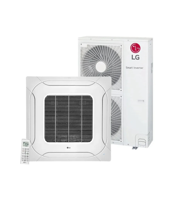 AR CONDICIONADO LG SPLIT CASSETE 4 VIAS INVERTER WIFI 50.000 BTUS 220V Q/F R410A VT ATNW60GMLP1.ANWZBR1 ATUW60GMLP1.ANWZBR1
