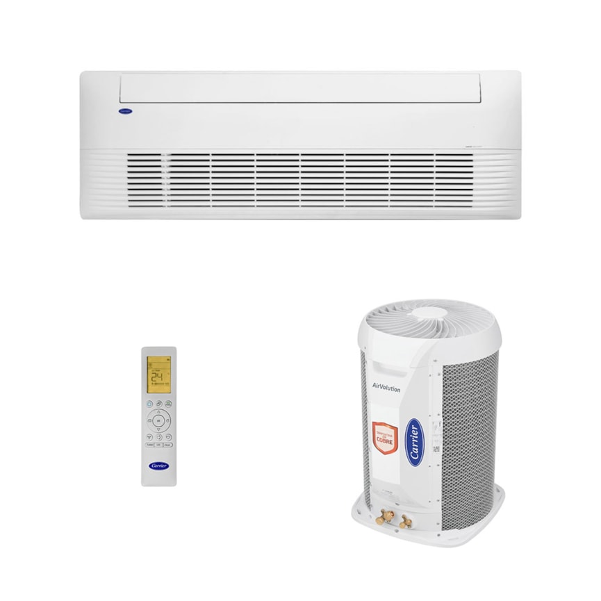 AR CONDICIONADO MIDEA CARRIER SPLIT CASSETE 1 VIA INVERTER 24.000 BTUS 220V FR