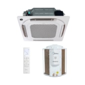 AR CONDICIONADO MIDEA CARRIER SPLIT CASSETE 4 VIAS INVERTER 36.000 BTUS 220V 40KVQE36C5 38CCVE36515MC 40KWFLB