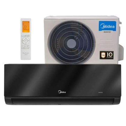 AR CONDICIONADO MIDEA SPLIT INVERTER XTREME SAVE CONNECT BLACK EDITION 18.000 BTUS 220V MONO Q/F R32 HT 42MGVQI18M5 38MGVQI18M5