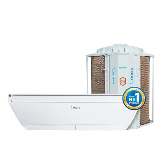AR CONDICIONADO MIDEA SPLIT TETO INVERTER CONNECT 36.000 BTUS 220V MONO FRIO R32 VT 42ZQVD36M5 38CCVD36515MM