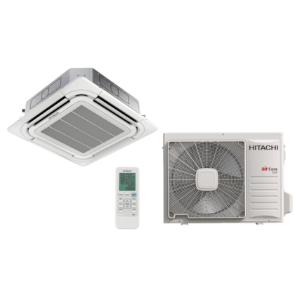 Ar Condicionado Split Cassete Inverter Hitachi Air Core 36.000 BTUs Quente Frio SCI36B3IV - 220V