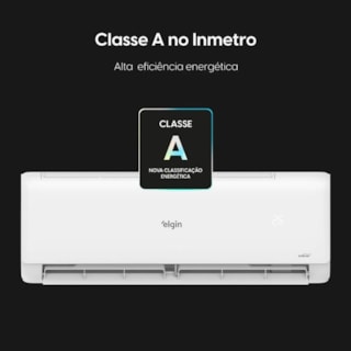 AR CONDICIONADO SPLIT INVERTER II 12000 BTUS ELGIN ECO WIFI INTG HIGH WALL FRIO 220V 45HJFI12C2WB - 45HJFE12C2CB