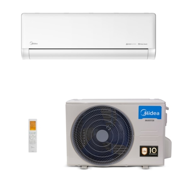 AR CONDICIONADO SPLIT INVERTER MIDEA 12.000 BTUS AI ECOMASTER Q/F 220V 38EZVCA12M5.42EZVCA12M5