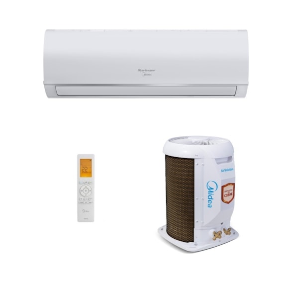 AR CONDICIONADO SPRINGER MIDEA SPLIT AIRVOLUTION 12.000 BTUS 220V MONO FRIO R32 VT 42AFFCI12S5 38TFCI12S5