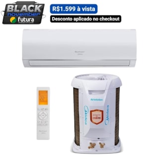 AR CONDICIONADO SPRINGER MIDEA SPLIT AIRVOLUTION 9.000 BTUS 220V MONO FRIO R32 VT 42AFFCI09S5 38TFCI09S5