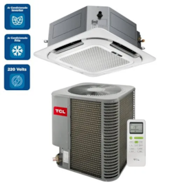 AR CONDICIONADO TCL SPLIT CASSETE INVERTER 55.000 BTUS 220V | FRIO - R410A - VT | TAC-55CSGS/CT-INV.