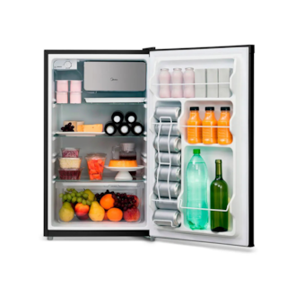 FRIGOBAR PRETO 124L 127V MIDEA