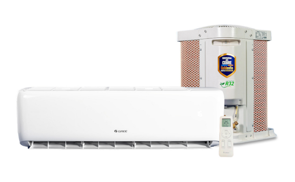KIT AR CONDICIONADO GREE SPLIT G-TOP AUTO INVERTER WIFI 24.000 BTUS 220V FRIO R32 VT GWC24ATE-D6DNA1AI-GWC24ATE-D6DNA1AO