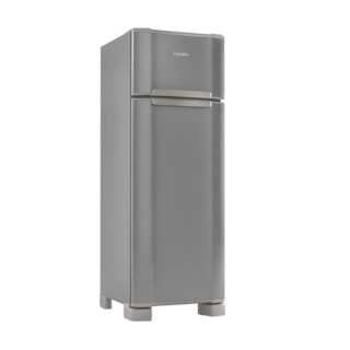 REFRIGERADOR ESMALTEC 276L 127V INOX MODELO RCD34