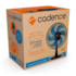 VENTILADOR DE MESA CADENCE NEW WINDY 30CM 6P 127V PRETO/AZUL VTR560