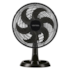 VENTILADOR OSC MESA TURBO ECO 6P 30CM PRETO 127V VENTISOL